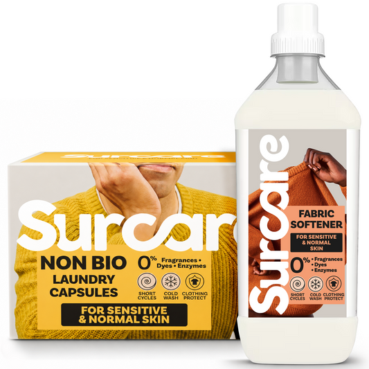 FABRIC SOFTENER + NON BIO LAUNDRY CAPSULES BUNDLE